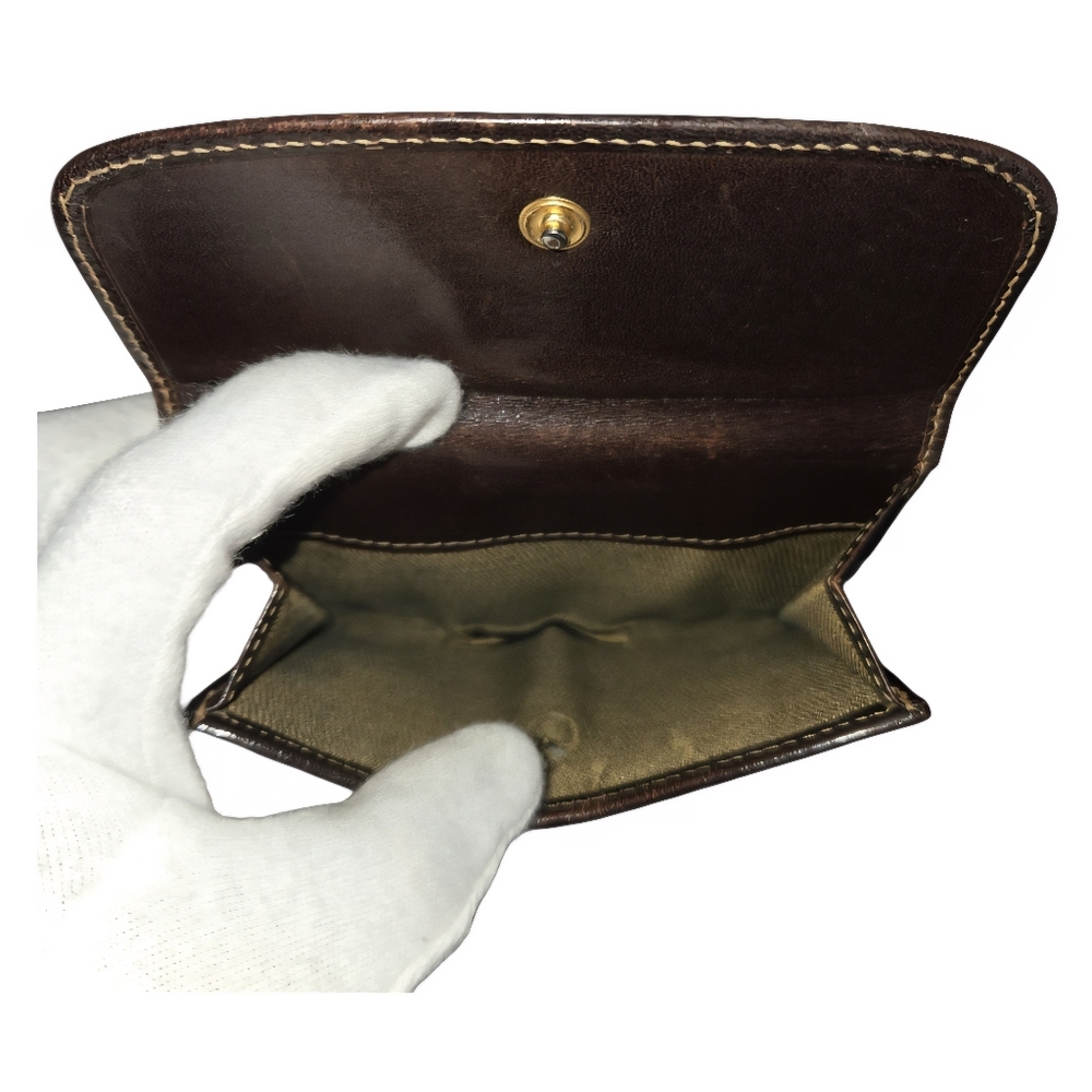 Fendi (Vintage) Zucca Canvas And Leather Bifold Wallet-Brown - Picture 11 of 11